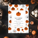 Recherche de citrouille orange noir invitations Moderne