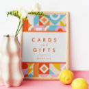 Recherche de baby shower signes table Coloré