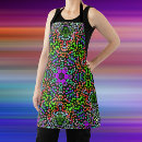 Suche nach lila blume schürzen Bunt