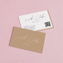 Recherche de chic et sobre cartes visite Code qr