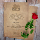 Recherche de parchemin vintage invitations Florissant