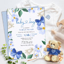 Recherche de papillon baby shower invitations Fleur