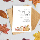 Recherche de elegant thanksgiving invitations Citrouille