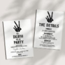 Recherche de squelettes gothiques de jeunes mariés invitations Bride