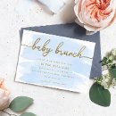 Recherche de blue watercolor invitations Mother to be