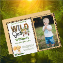 Recherche de jungle animals 1ans anniversaire invitations Baby boy