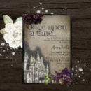Recherche de château gothique invitations Conte de fées