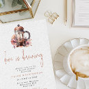 Recherche de coffee bridal shower invitations Brun