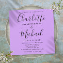 Recherche de lilas mariage invitations Minimaliste