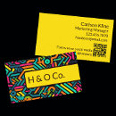 Recherche de dynamique cartes visite Bloc couleur