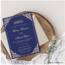 Recherche de royal blue mariage invitations Couple
