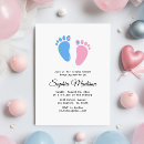 Recherche de empreintes pas invitations Bébé