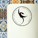 Suche nach drachen stempel Rund