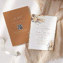 Recherche de boho floral mariage invitations Orange brulé