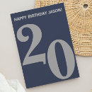 Suche nach 20 geburtstag karten Modern