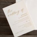 Recherche de ivoire or invitations Calligraphie