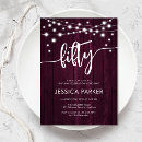 Recherche de wood invitations Lumières à cordes