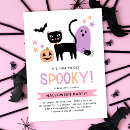 Recherche de cute halloween invitations Noir