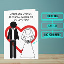 Recherche de couples de mariage cartes Jeunes mariés