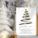 Recherche de gold black noël invitations Simple