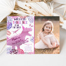 Recherche de pink purple anniversaire invitations Fête des dinosaures