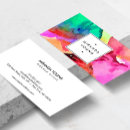 Recherche de couleur vive cartes visite Aquarelle