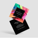 Recherche de couleur vive cartes visite Aquarelle
