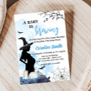 Recherche de witch baby shower invitations Éffrayant
