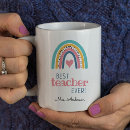 Recherche de professeur merci tasses Arc en ciel