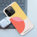 Recherche de cercles abstraits iphone coques Contemporain