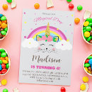 Recherche de unicorn cat invitations Mignonne