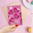 Recherche de coeur rose vœux cartes Collage photo