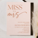 Recherche de miss to mrs bridal shower invitations Pour tous