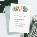 Recherche de tropical mariage invitations Simple