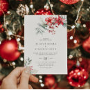 Recherche de poinsettia mariage invitations Sapin