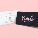 Recherche de technologie moderne cartes visite Ongles