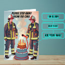 Recherche de matériel vœux cartes D'anniversaire des pompiers