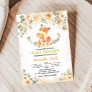 Recherche de fox baby shower invitations Boisé