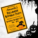Recherche de carte d anniversaire halloween invitations Orange