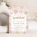 Recherche de wonderland baby shower invitations Rose