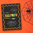 Recherche de spider halloween invitations Fête d'halloween