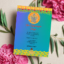 Recherche de style indien invitations Floral