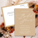 Recherche de beige bridal shower invitations Boho