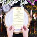Recherche de vintage mariage menus Classique