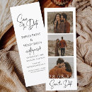 Recherche de couple photo invitations Minimaliste moderne