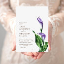 Recherche de calla mariage invitations Aquarelle