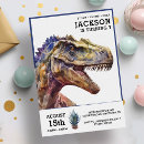 Recherche de watercolor dinosaur invitations Fête des dinosaures