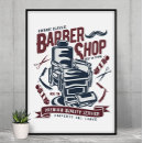 Recherche de salon de coiffure vintage posters Barbier