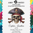 Suche nach piratenschädel einladungen Party
