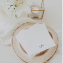 Recherche de mariage serviettes En noir et blanc